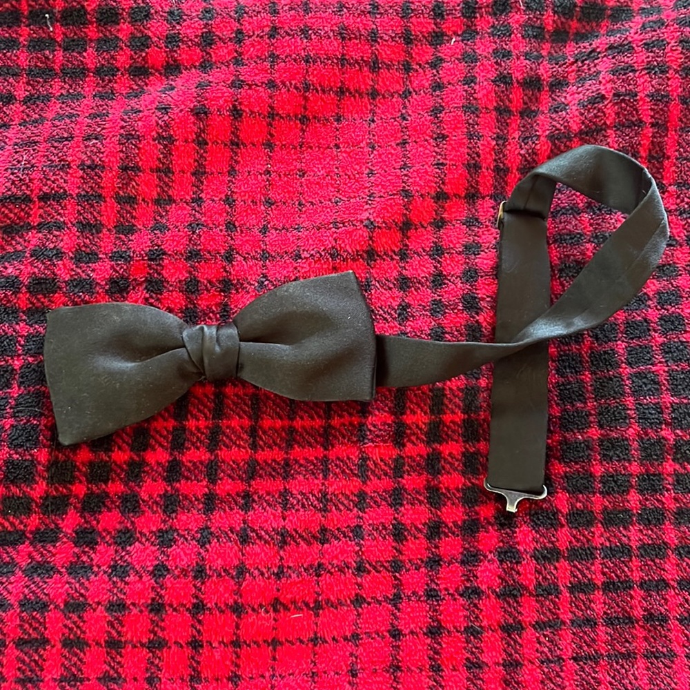 Black bowtie